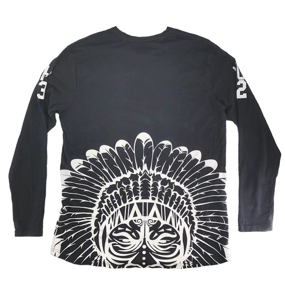 Hustle Gang Mens Size 2XL Graphic Cotton Long Sleeve Shirt Quality Trap Uniform - Picture 2 of 4